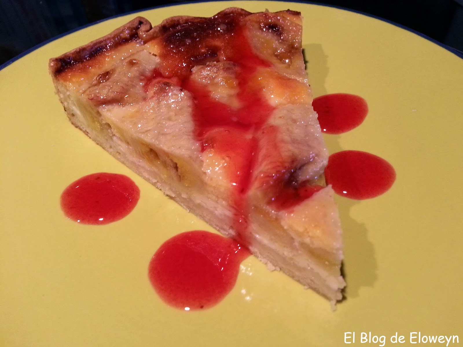 Tarta De Plátano Y Almendras
