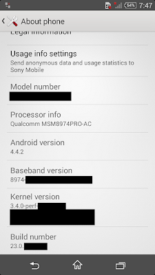 Sony Xperia Z3 Compact screenshot