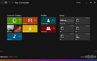 Tampilan Windows Explorer Menjadi Kotak-kotak Ala Windows 8