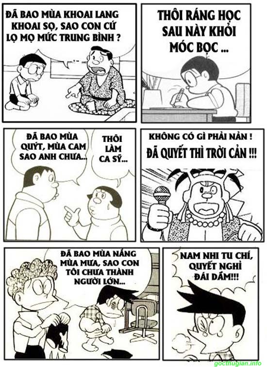 Đôrêmon chế - Một người đi với một người