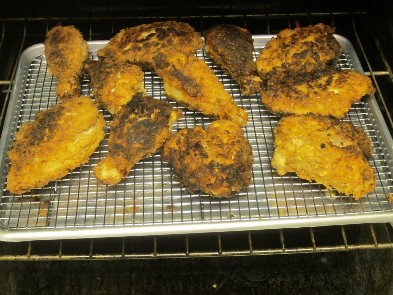 Sunday, dinner for two Shallow Fried Chicken