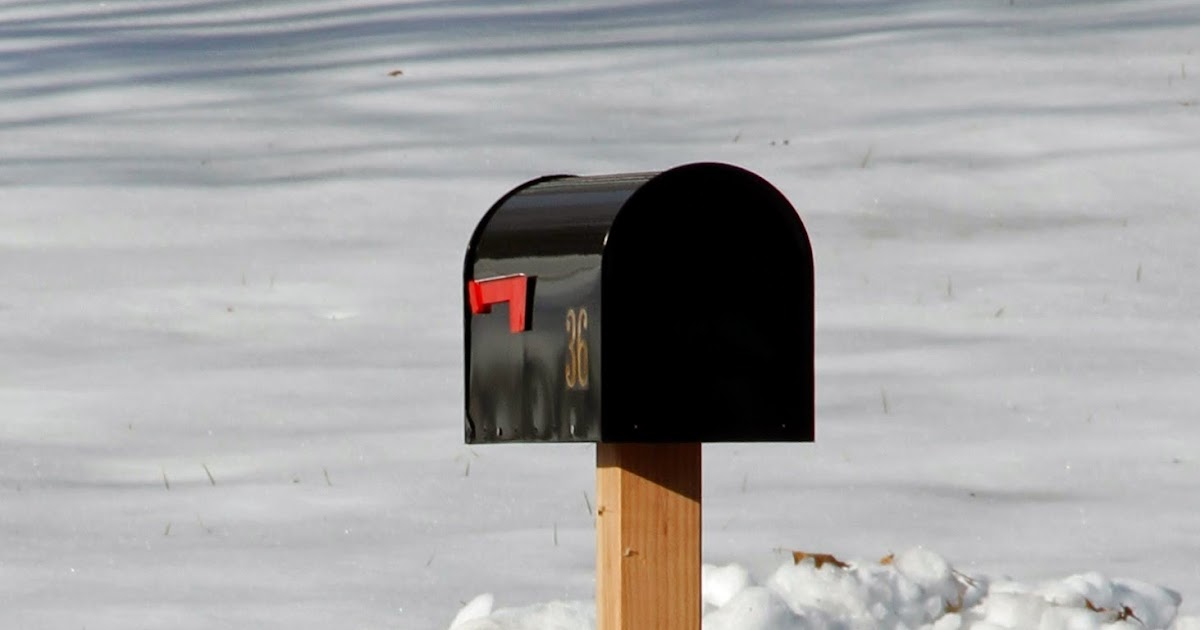 White Ford Falcon Mailbox