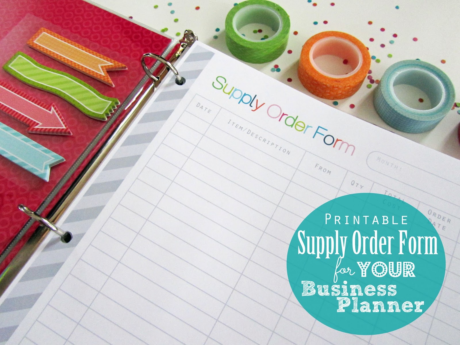 business planner printables