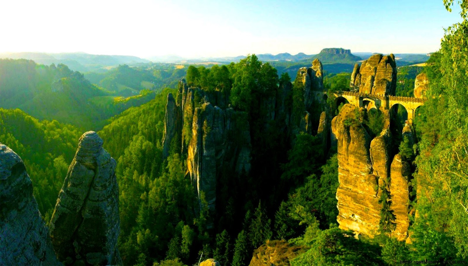 Elbe Sandstone Mountains Germany Elbe Sandstone Mountains Germany