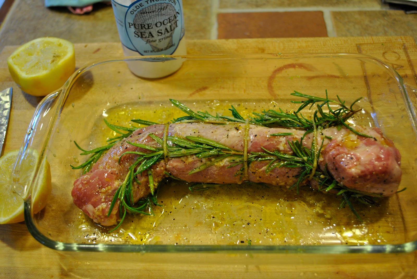 adorned abode archive Lemon and Rosemary Pork Tenderloin