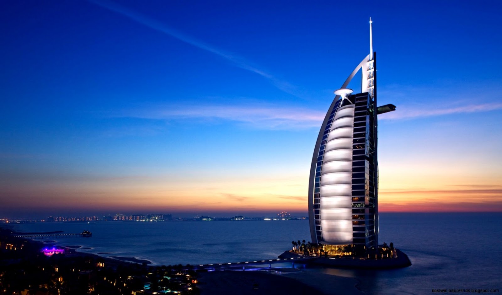 Building of Burj Al Arab Hotel Dubai Building of Burj Al Arab Hotel Dubai