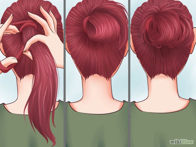 Simple Hairstyle For School Basic Bun