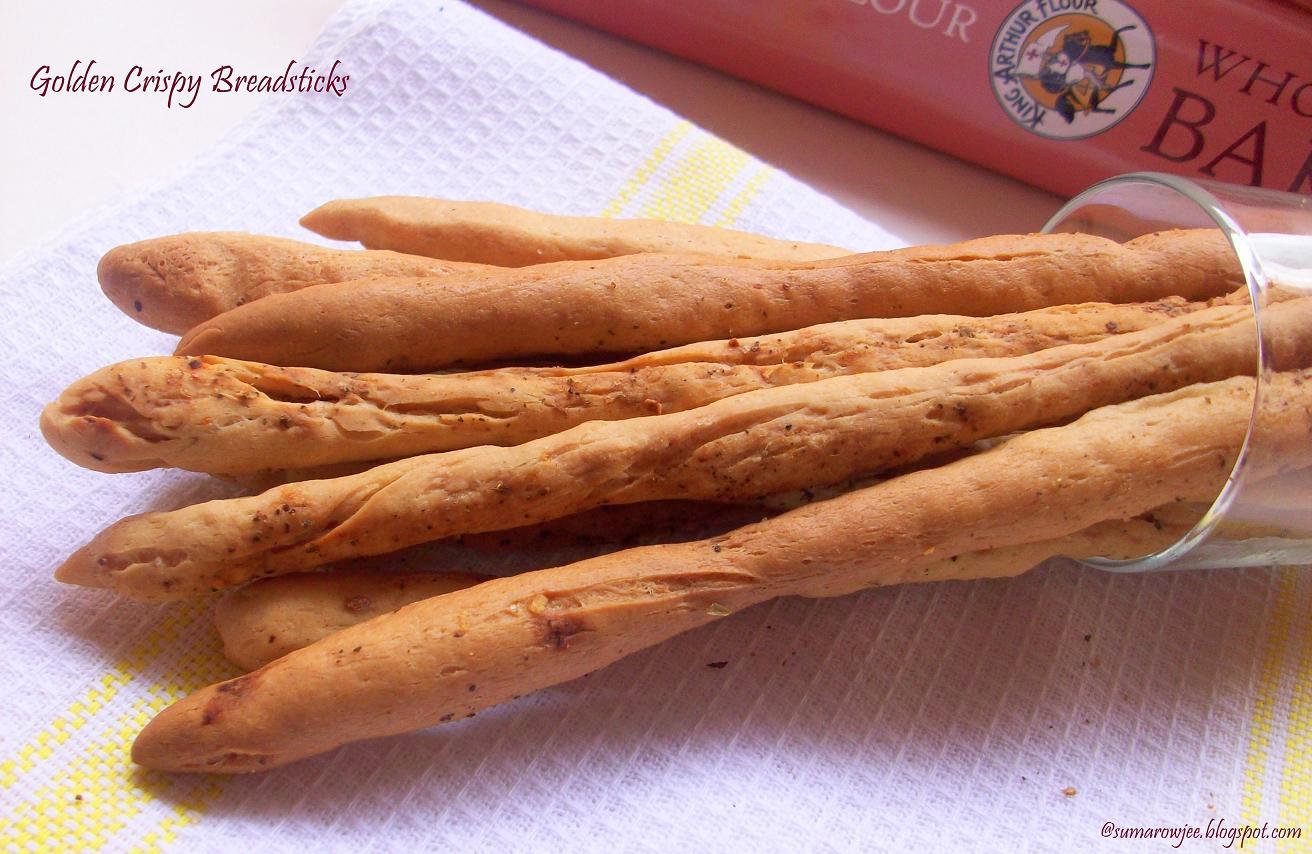 Cakes & More Golden Crunchy Breadsticks With Preferment Yaay!!