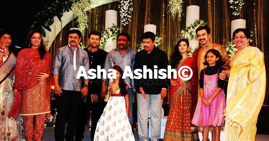 Asha Ashish: Dileep and Family with Prithviraj Family