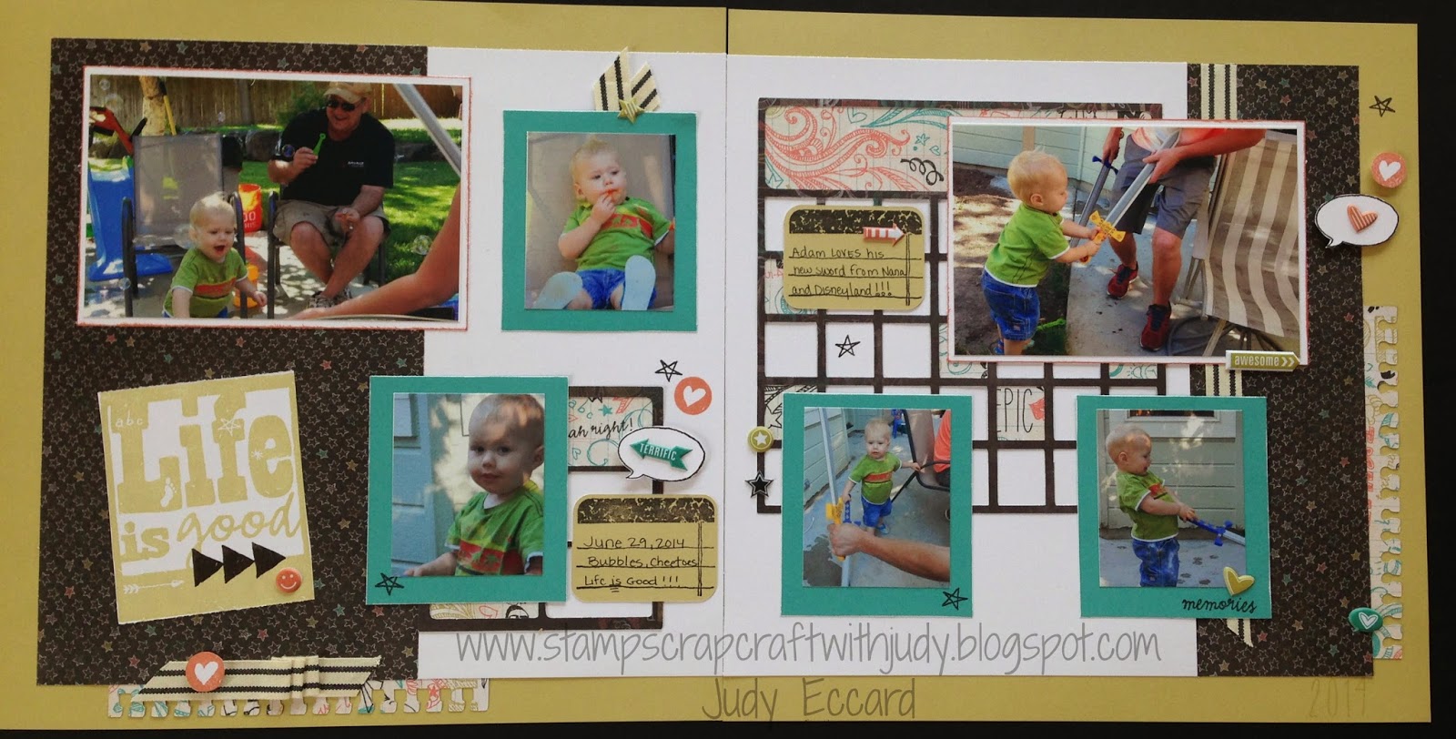 Stamp, Scrap, Craft with Judy Chalk It Up!