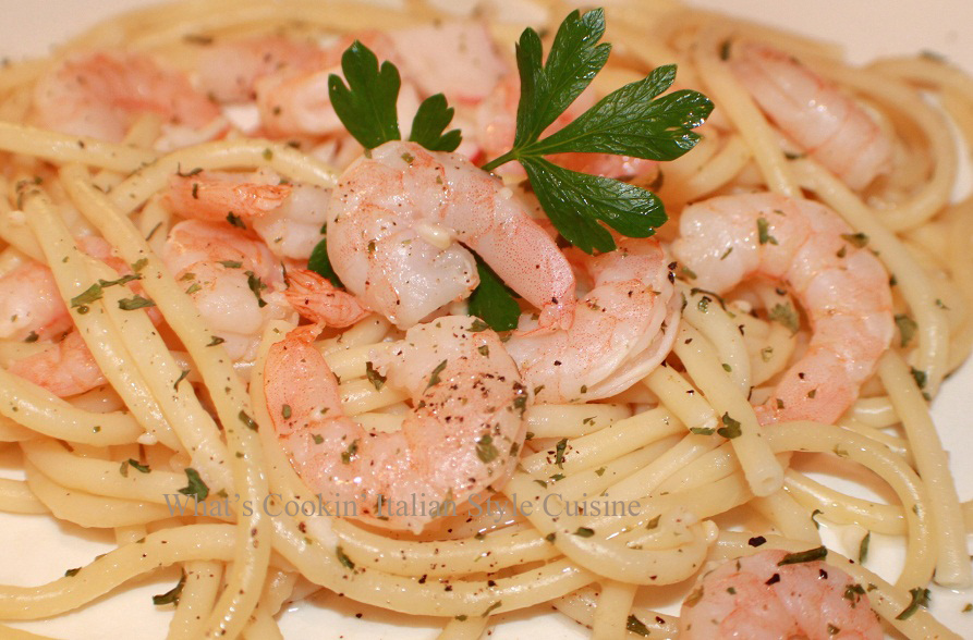Italian Shrimp Scampi With Bucatini Recipe What's Cookin' Italian