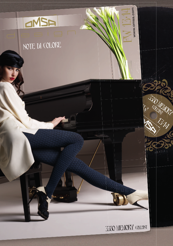 Pantyhose Library: OMSA Hosiery Collection Fall Winter 2013-2014
