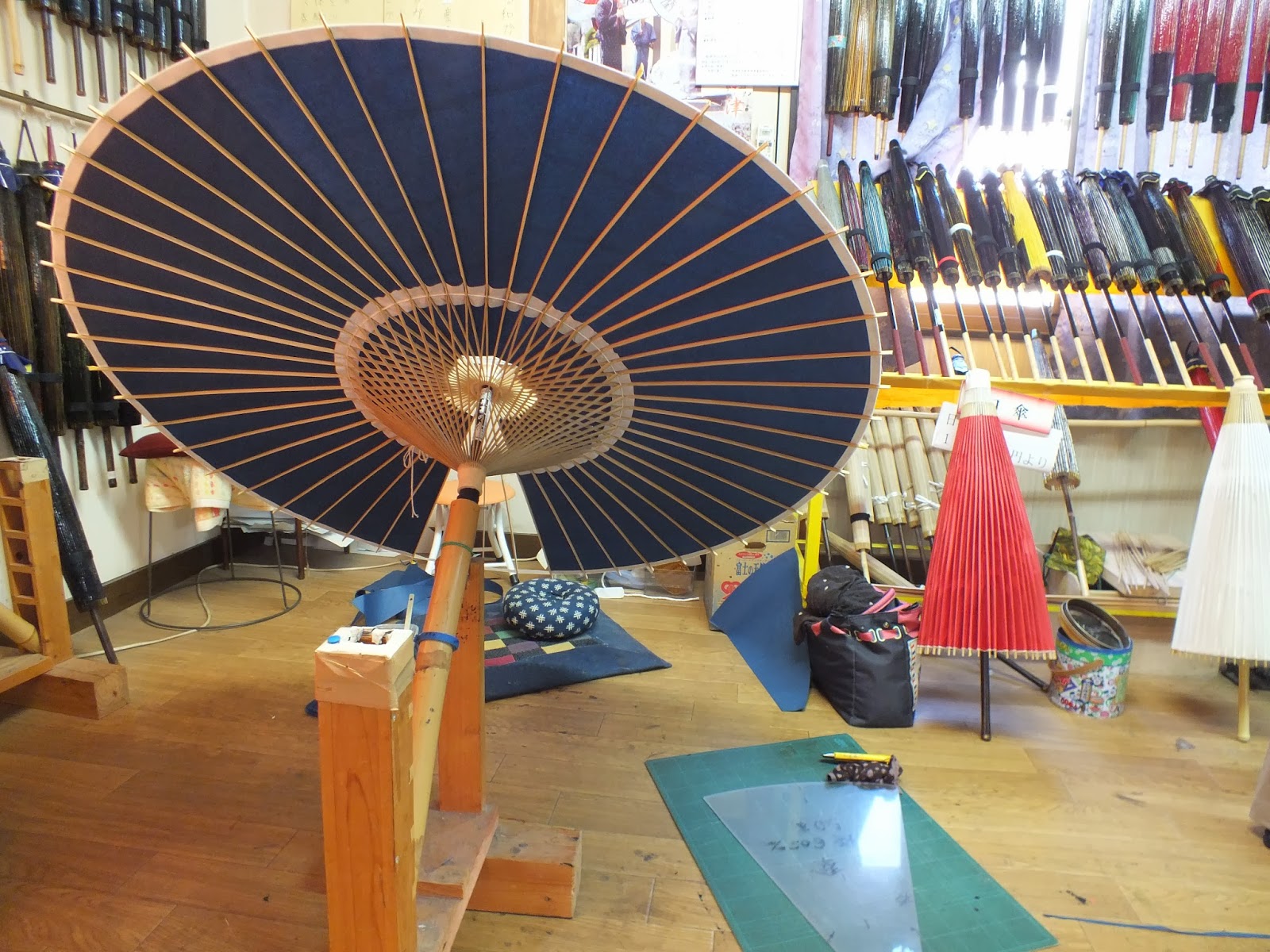 Life in Rural Japan Umbrella Factory