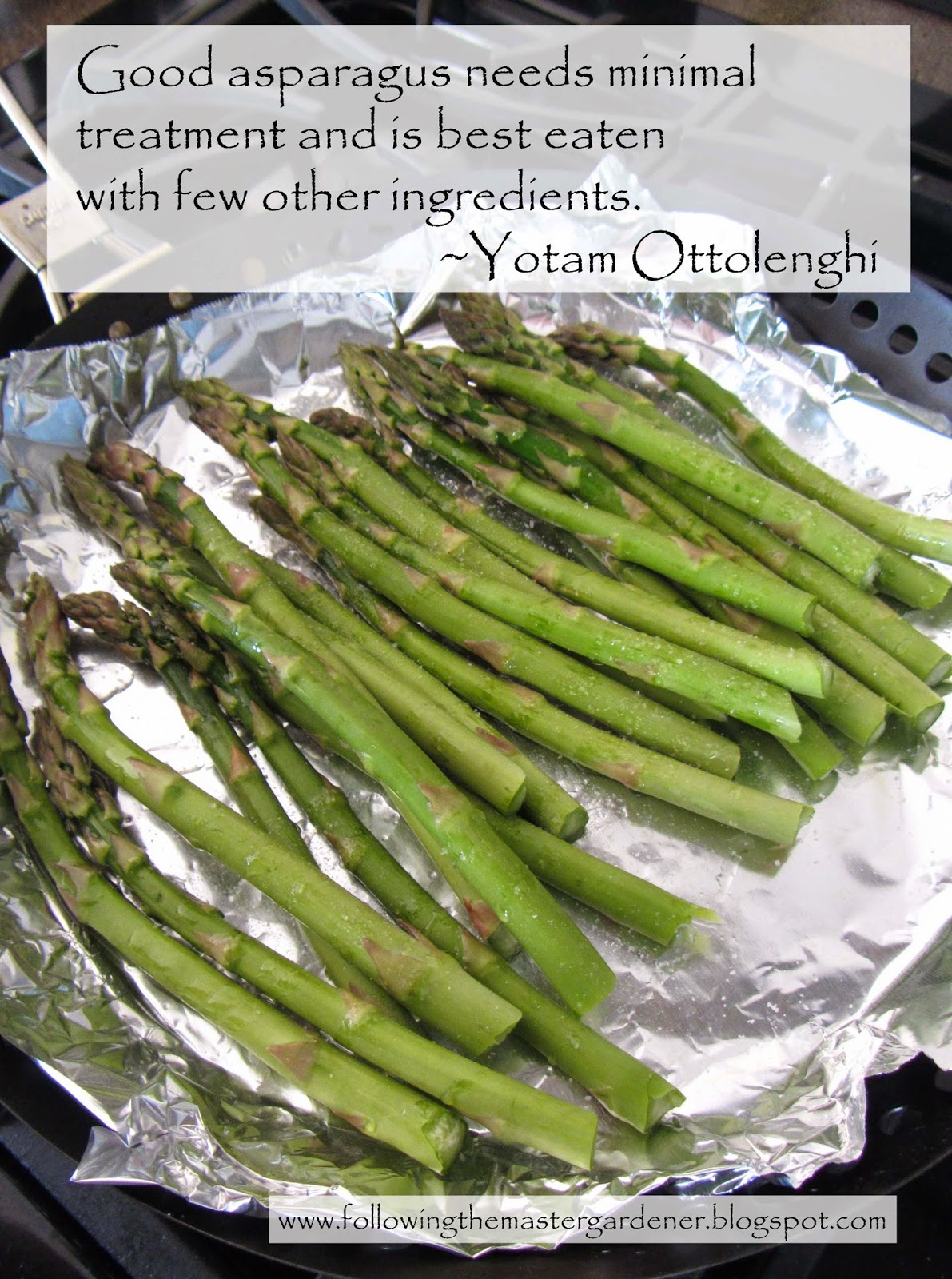 Following the Master Gardener Everything Asparagus