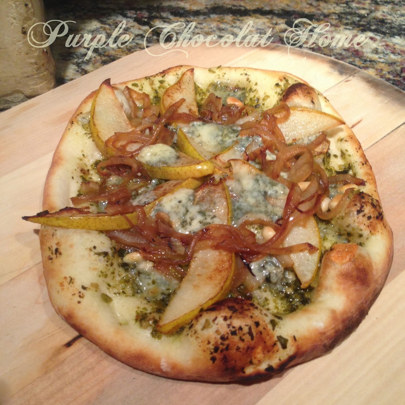 Pesto, Pear and Pizza Purple Chocolat Home