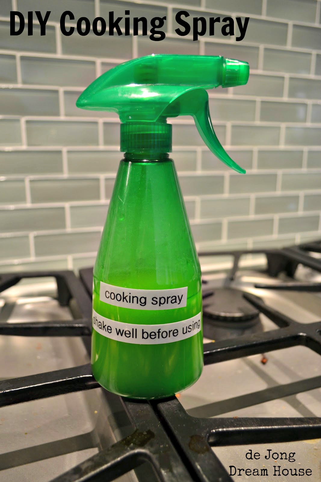 de Jong Dream House DIY Cooking Spray