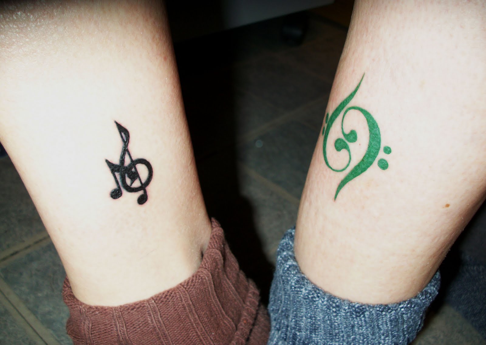 Treble Clef And Bass Clef Tattoo Meaning