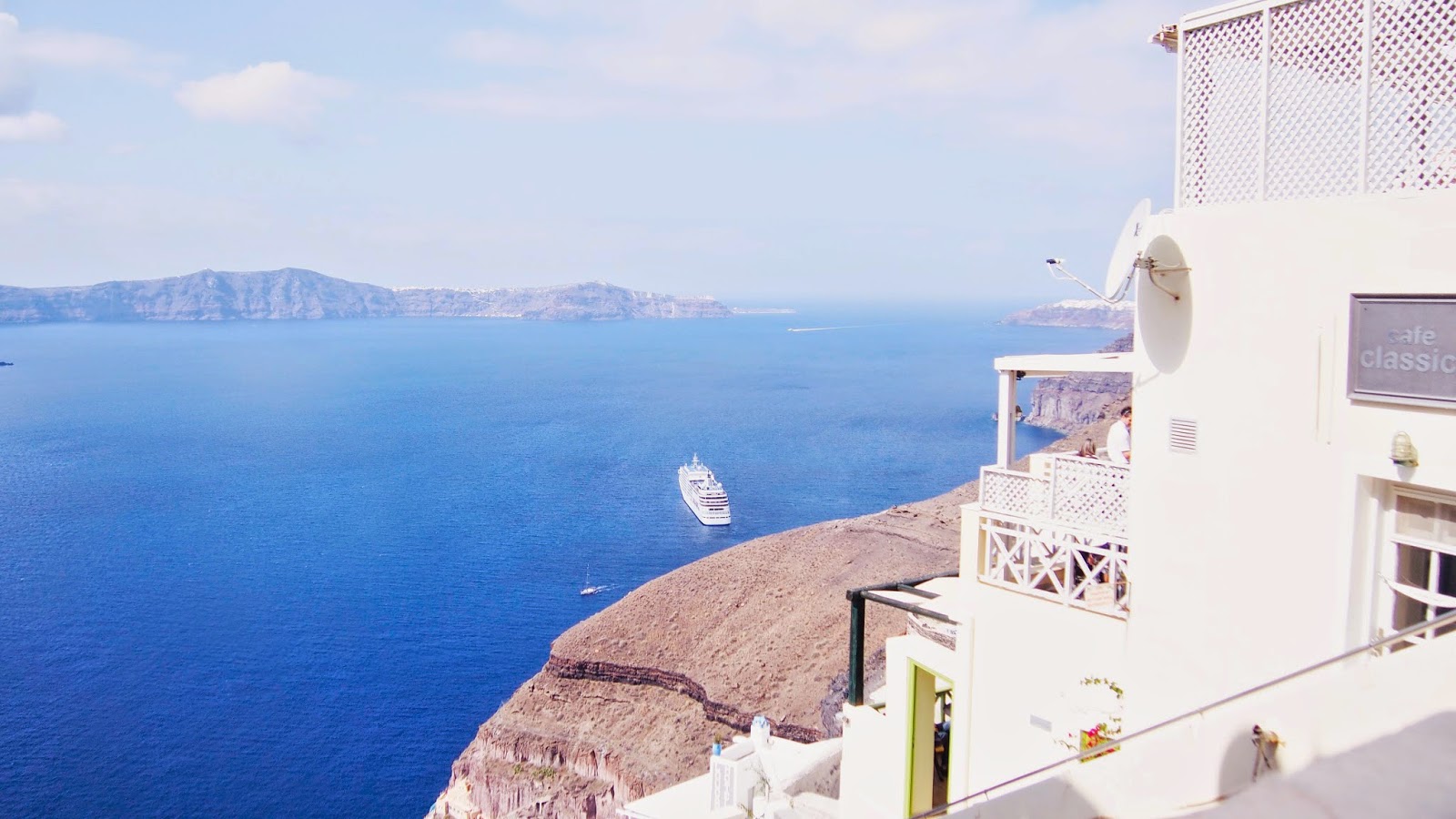 santorini greece, travel tips, budget travel, thira, greek breakfast, greek food, oia, scenery