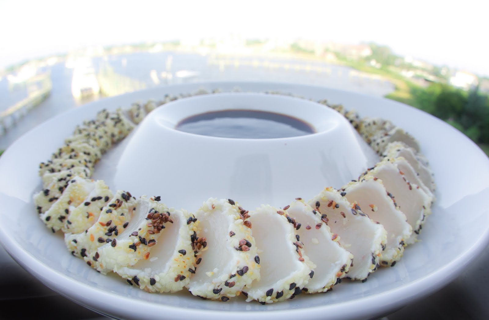 My Family Table Wahoo sashimi