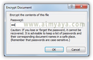 Memberikan password untuk file powerpoint Gambar: Memberikan password untuk file powerpoint