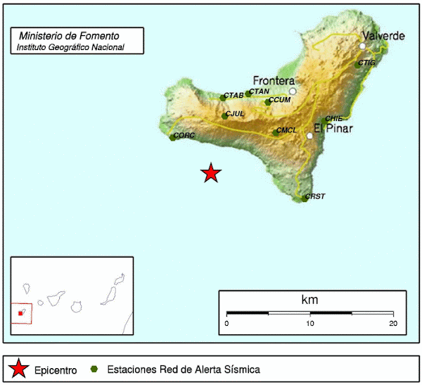 Terremoto sentido El Hierro domingo 29 marzo Terremoto sentido El Hierro domingo 29 marzo