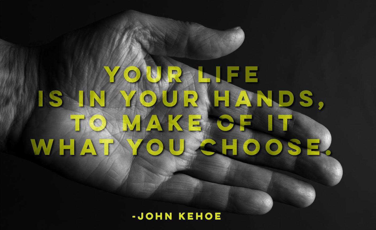 Your life is in your hands Staying Alive is Not Enough