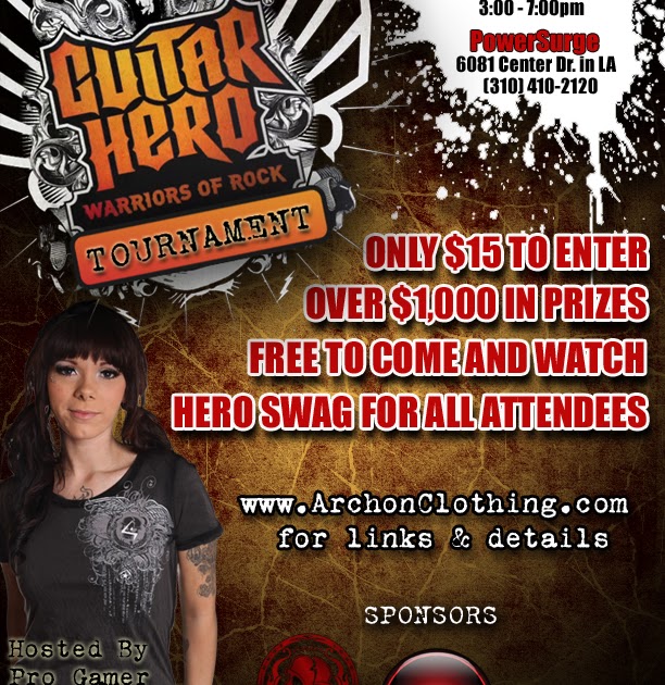 Things To Do In Los Angeles Guitar Hero Warrior of Rock Tournament