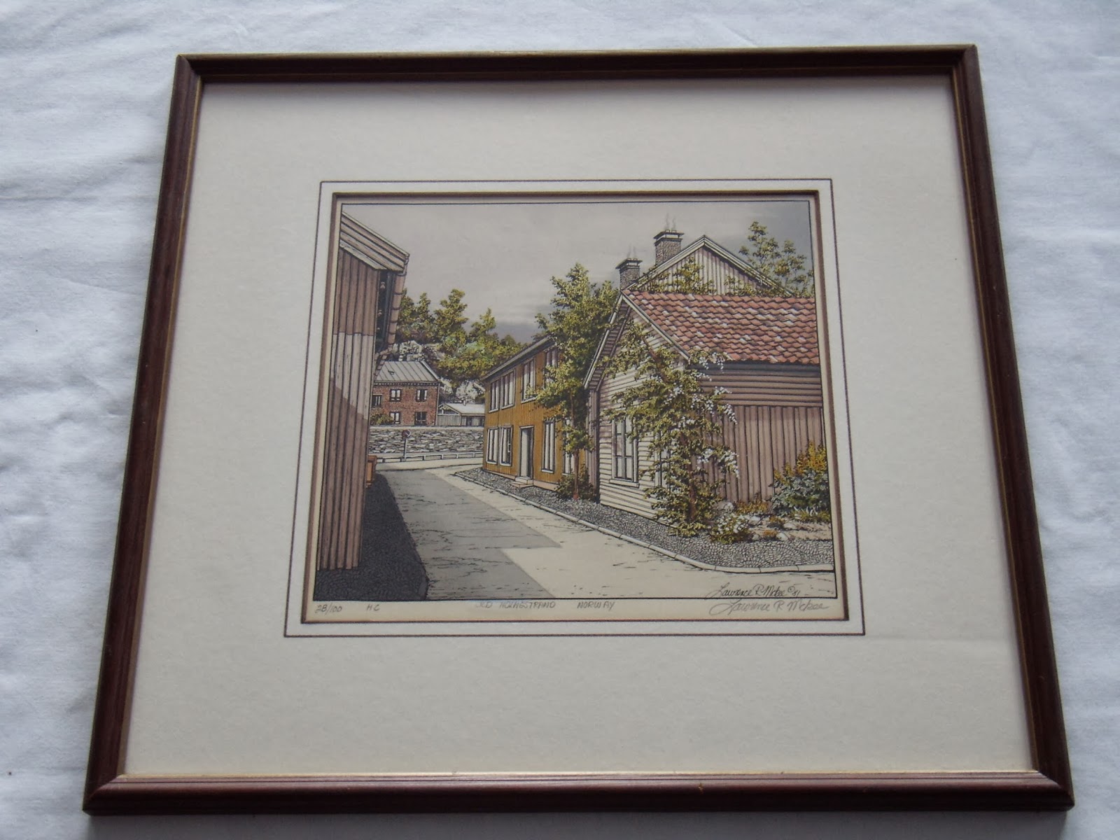 Private art collection Lawrence R Mckee. Old Holmestrand. Norway