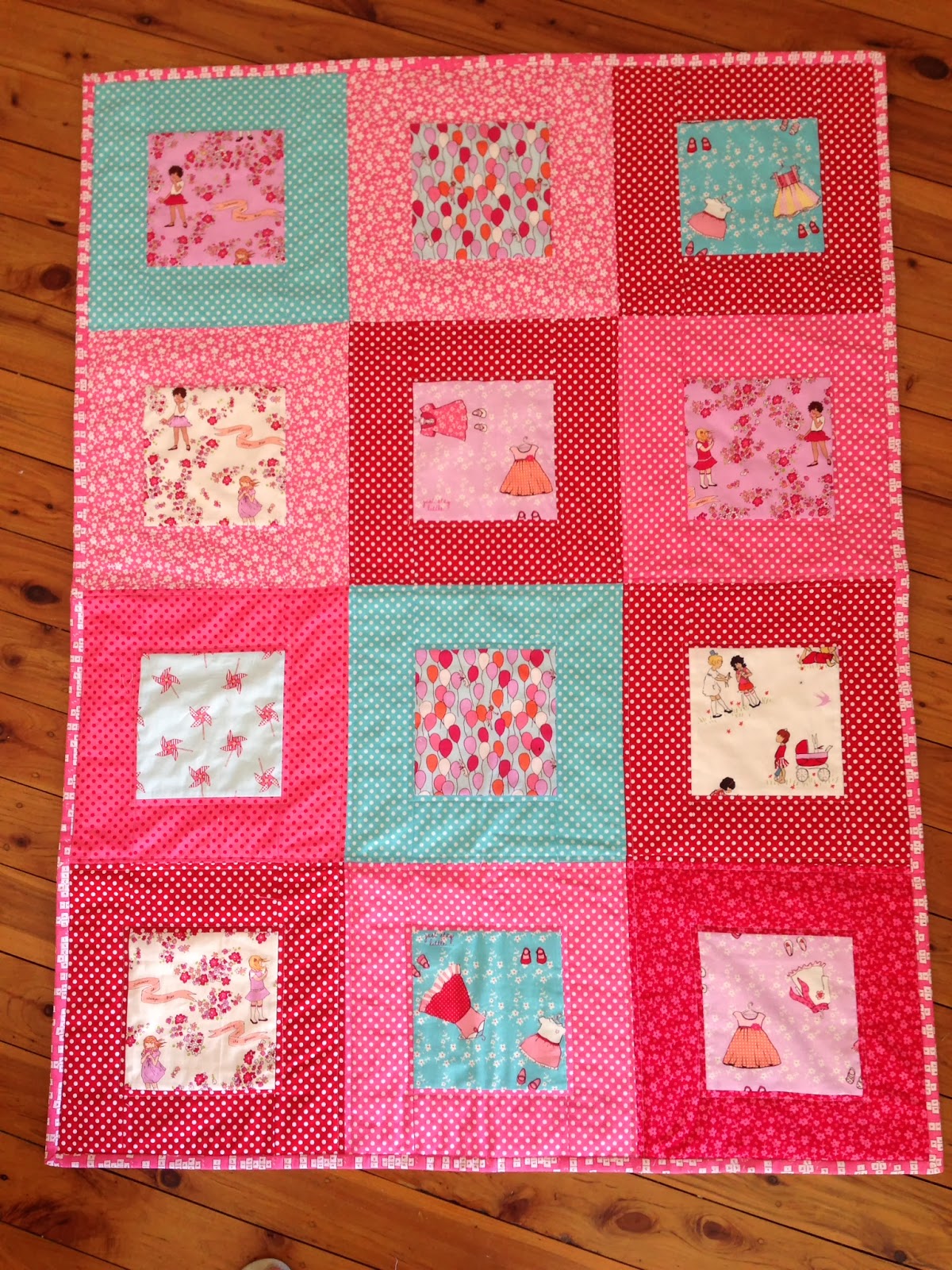 Polka Dot Daze A Cot Quilt