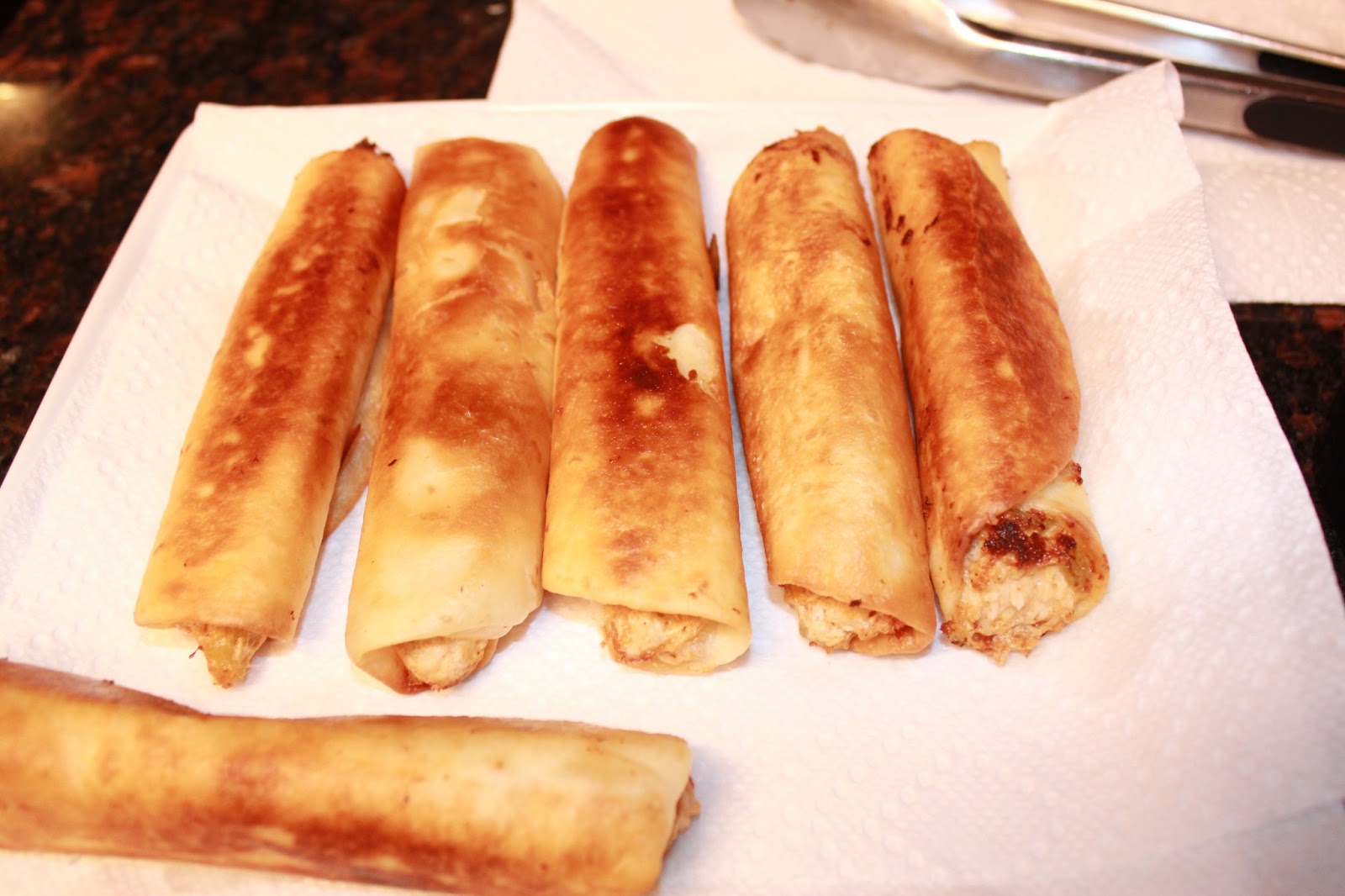 Michelle's Tasty Creations Cheesy Chicken Flautas with Avocado Cream