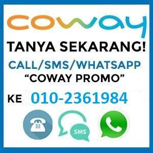 Promosi & Harga Penapis Air Coway 2019