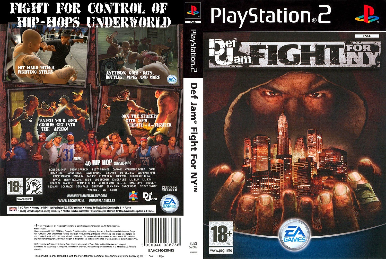 Kode Cheat Game Def Jam Fight For NY PS2 Lengkap Bahasa Indonesia
