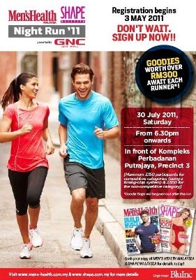 Gowhere Dowhat: 30 Jul 2011 : Shape Night Run (