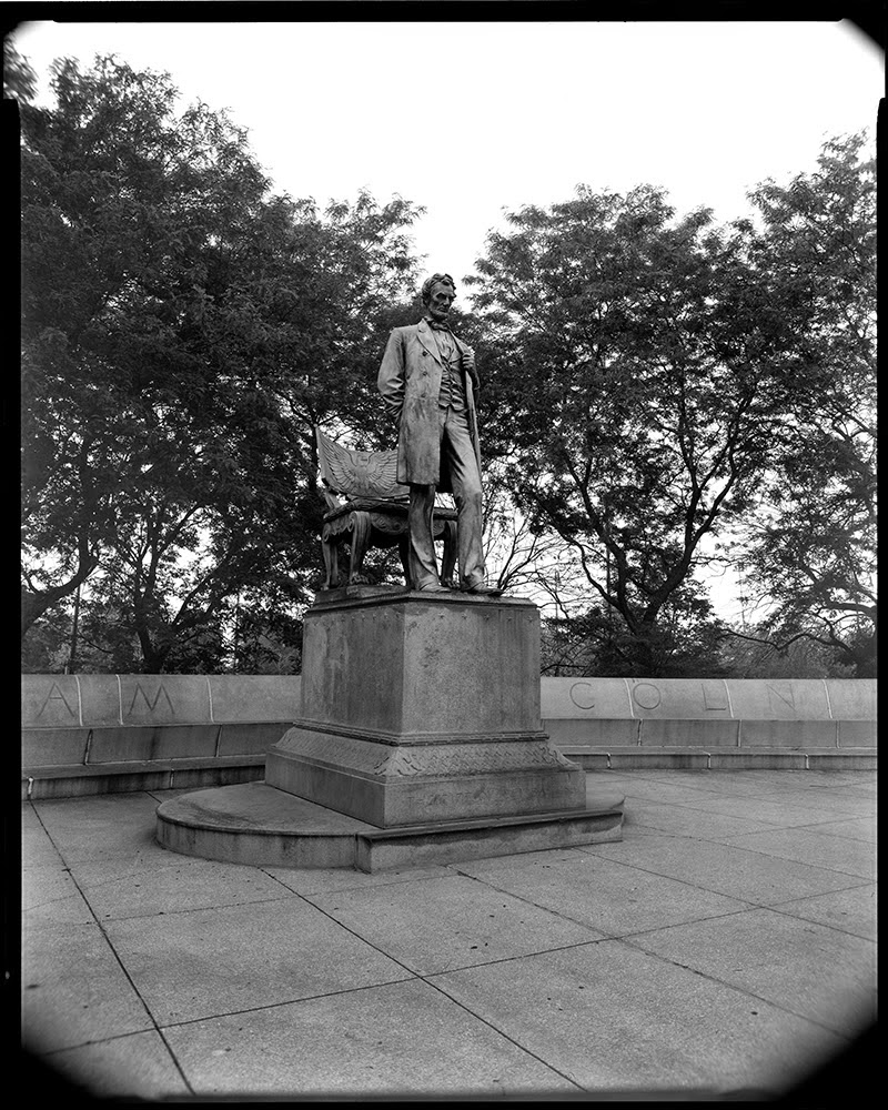 Chicago Large Format Photography Lincoln Statue, Lincoln Park, Chicago