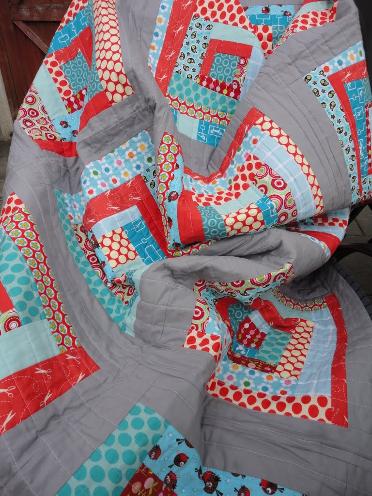 Chic Quilt Geek Picnic Quilt = Done!