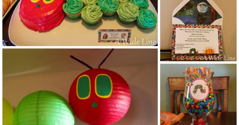 A Wide Line The Very Hungry Caterpillar Baby Shower