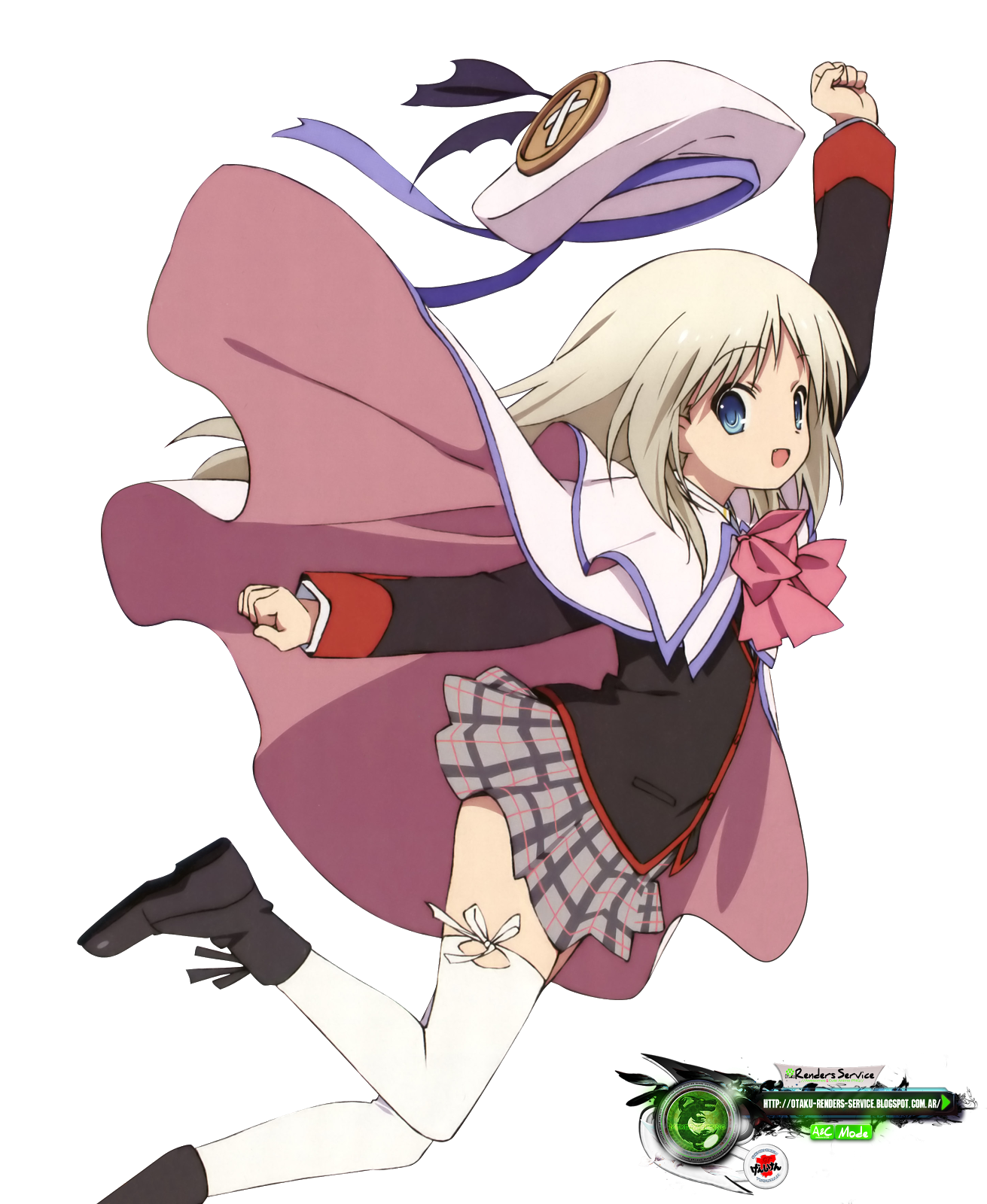 Little BustersKudryavka Noumi Wafuuuuu HD Render ORS Anime Renders