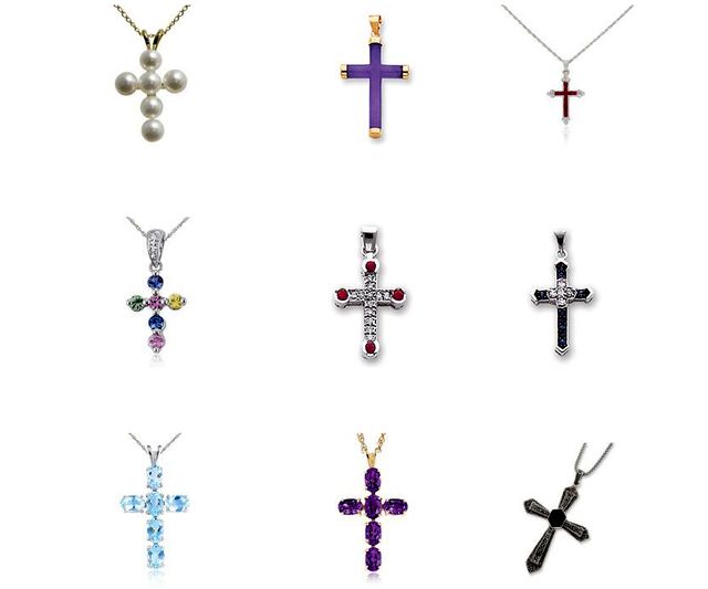 Gem Cross Jewelry