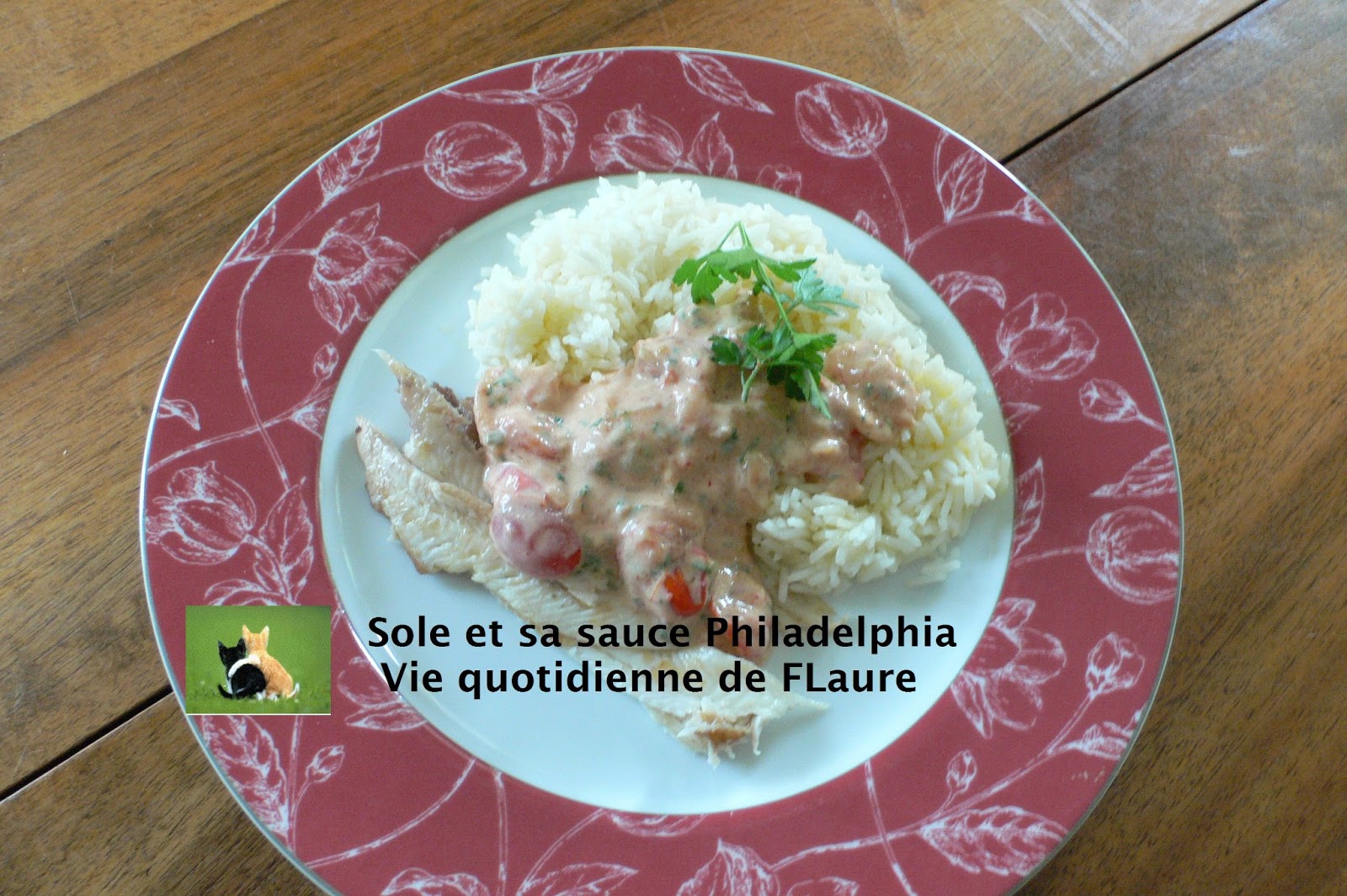 Sole et sa sauce Philadelphia