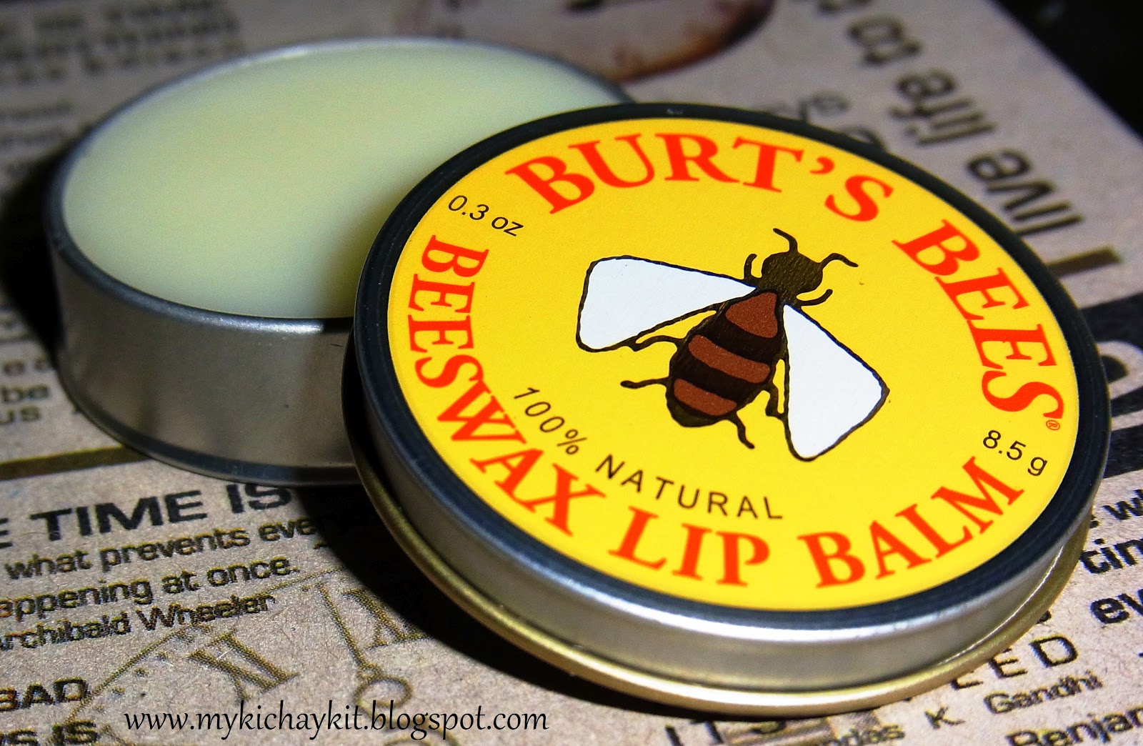 My Kichay Kit ♥ FEATURING Burt's Bees Beeswax Lip Balm Tin