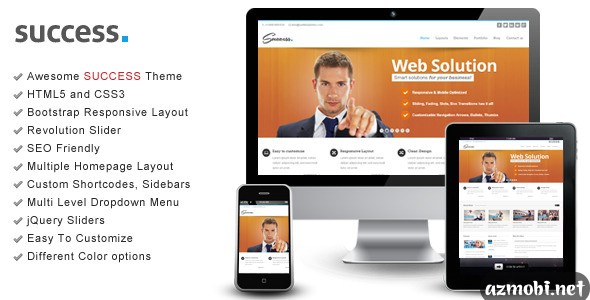 Success – Bootstrap Responsive HTML Template