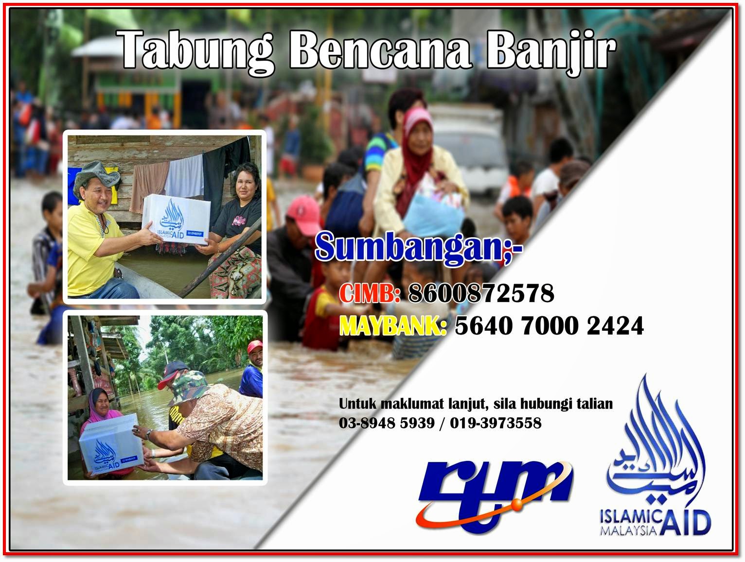 'MALAYSIA BOLEH' KEIKHLASAN ANDA MEMBANTU MANGSA BANJIR 2014 AMAT DIHARGAI.