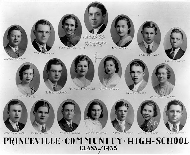 Princeville Heritage Museum Princeville High School Class of 1935