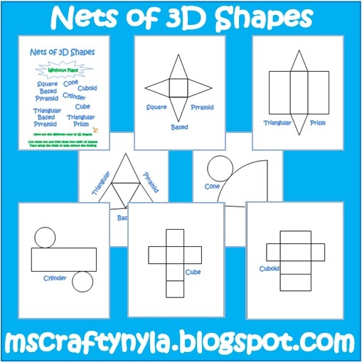 Simply Centers Free Geometry Foldable Nets!