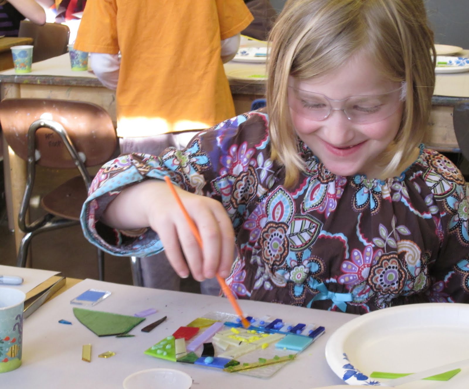 Children's Art Classes Fused glass