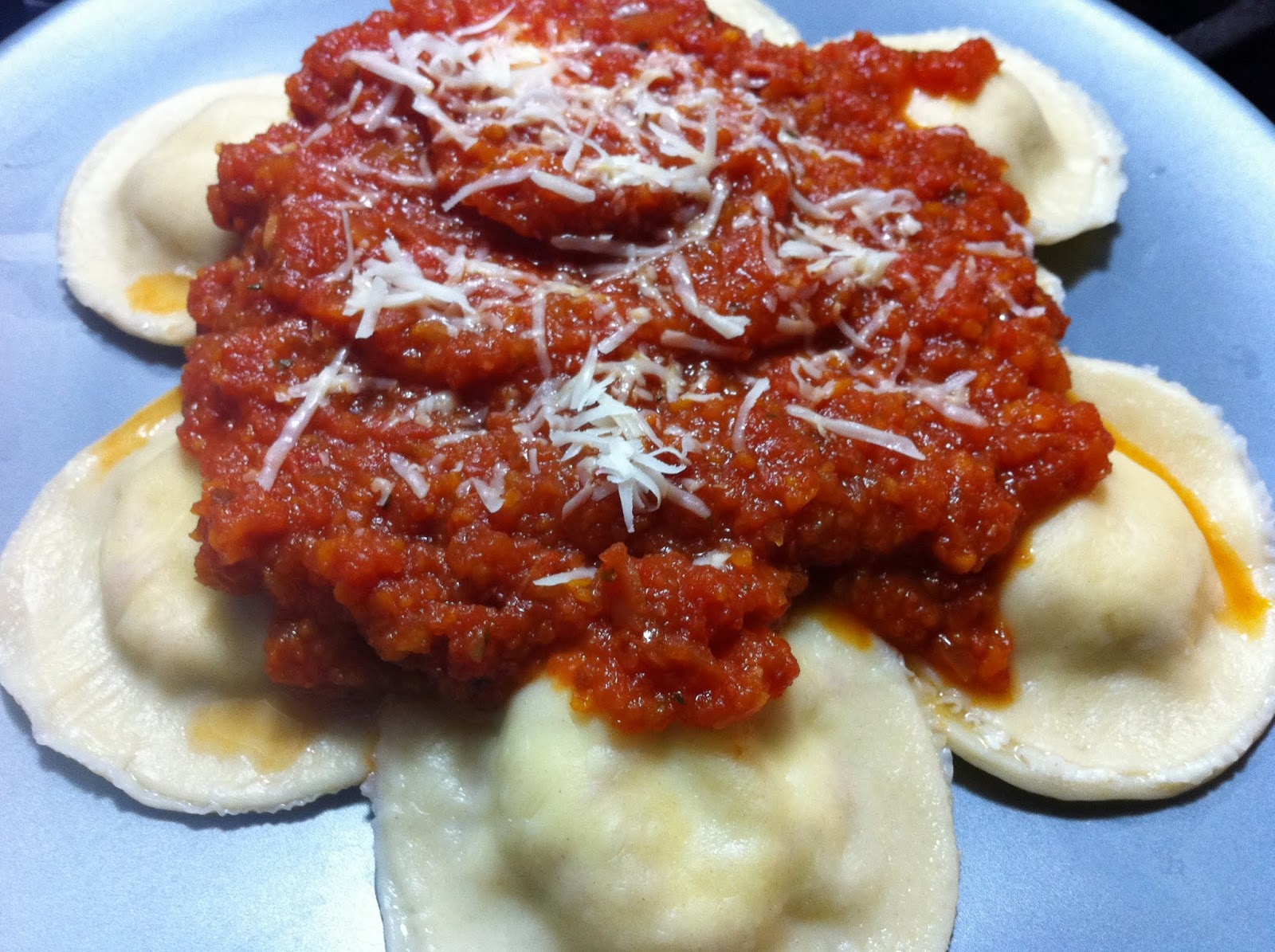 Cooking with SAHD Cheese Filled Ravioli With Red Sauce