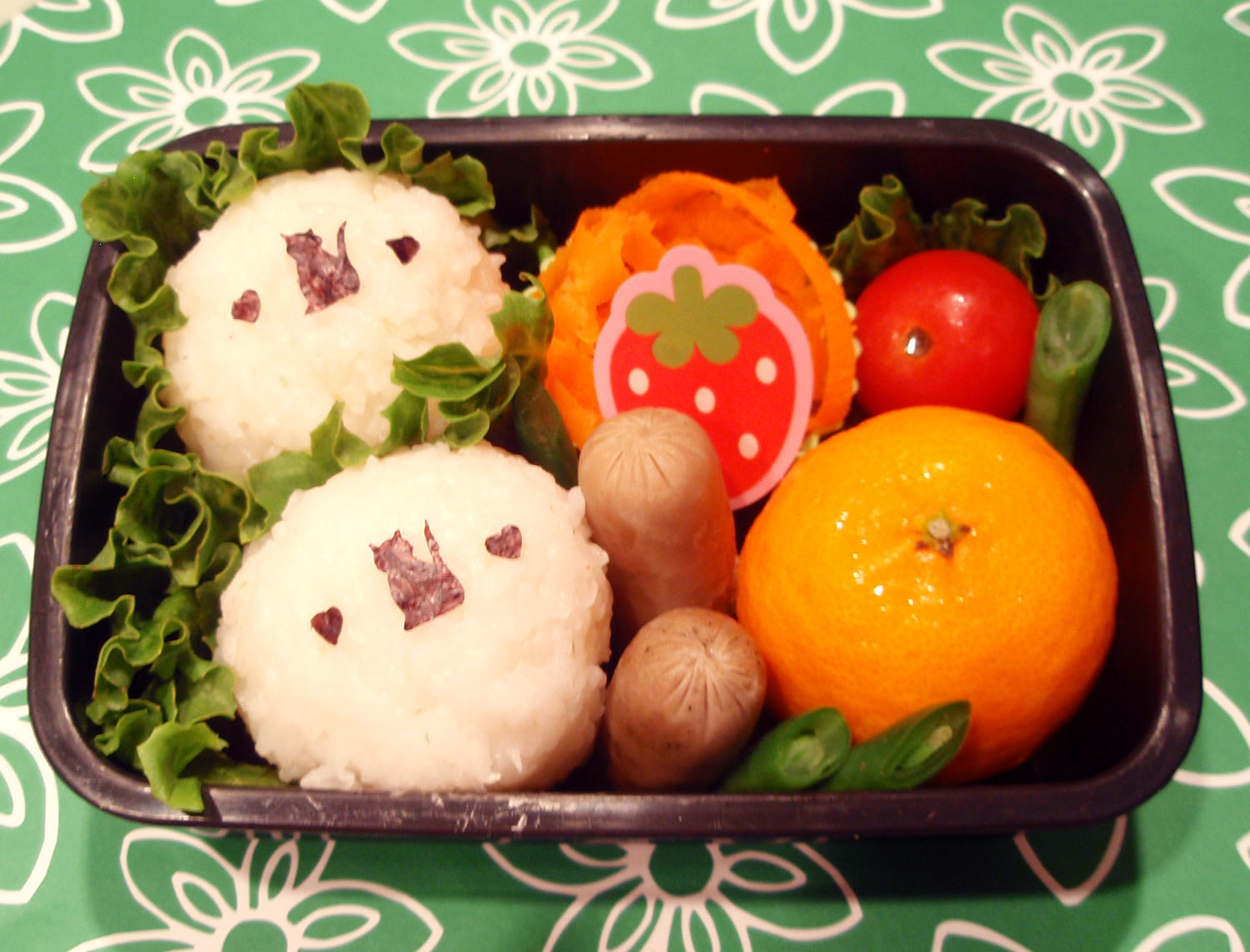 Bento Anarchy Nori cat onigiri