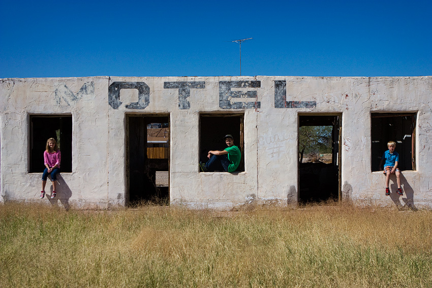 ROOM FOR NINE(+) cheap motel.