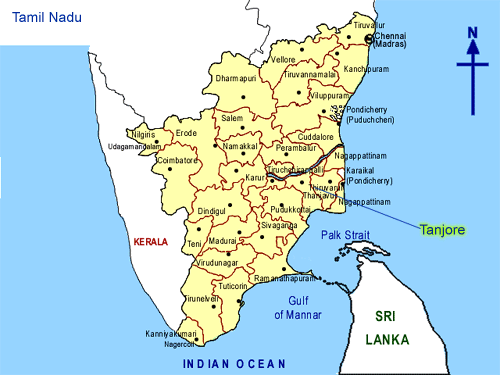 Tanjore In India Map Smaraka Grantha: Rabindranath And South India (Contd-8)