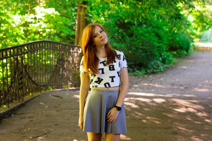 Skater skirt & Crop top